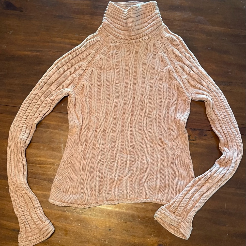 Q&A tan sweater